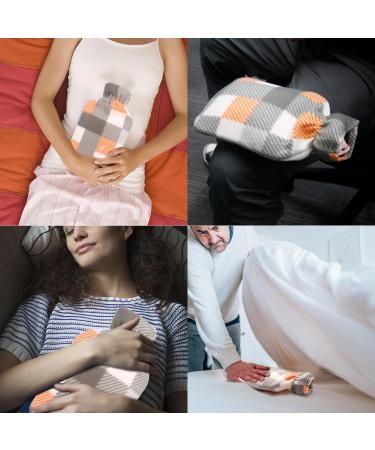 Rubber Hot Water Bottle Belt with Plush Cover - Purple | Pain Relief for Neck, Back, Shoulder, Legs - Buy Online on GoSupps.com