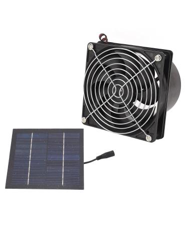 Cryfokt 50W Solar Powered Exhaust Fan - Efficient Mini Ventilator for Attics | Easy Installation & Good Ventilation 5-12V - Buy Online on GoSupps.com