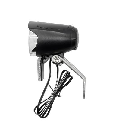 P4B | LED headlight for your e-bike - 75 lux | StVZO approved | with stainless steel holder | E-bike bicycle light with parking light