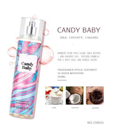 Perfumes for Women Candy Baby - Body Spray Perfume Fragrances Energetic Long Lasting Eau De Parfum Flower Beauty Products Suitable for Special Occasions Perfume Gift for Women 236ml One Size C - Buy Online on GoSupps.com