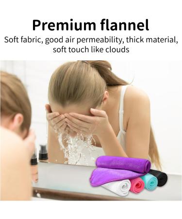 KIPTVO 5PCS Makeup Remover Cloth - Reusable Microfibre Face Cloths for All Skin Types - Gentle Makeup Removal for Baby, Kids, and Adults - Buy Online on GoSupps.com