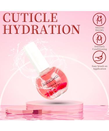 Sweet Almond Cuticle Oil for Nail Repair, Growth & Strength - 15ml (Rose) - Buy Online on GoSupps.com