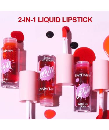 6 Colors Lip Tint Stain Set - Matte Velvet Multi-Use Lip & Cheek Tint - Buy Online on GoSupps.com