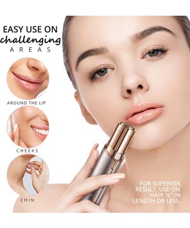 KRADAA Painless Facial Hair Removal Device for Women - Portable & USB Rechargeable - Buy Online on GoSupps.com