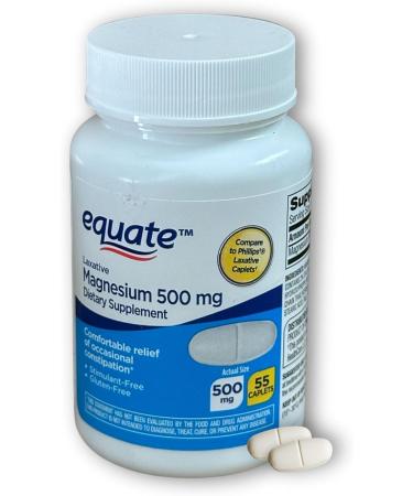 Magnesium for Constipation 500mg- Citrate 55 caplets Digestive Support Laxative (Pack of 1) - Buy Online on GoSupps.com