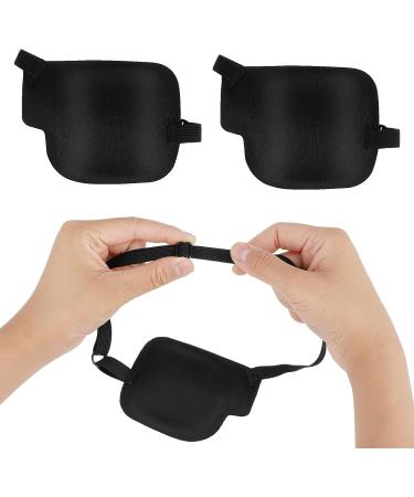 2Pcs Adjustable Left Eye Patches for Adults | 3D Medical Eyepatch for Amblyopia Strabismus & Post-Surgery - Comfortable & Secure Fit - Buy Online on GoSupps.com