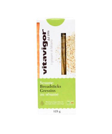 Vitavigor Sesame Breadsticks 125 Grams 125 g (Pack of 1)