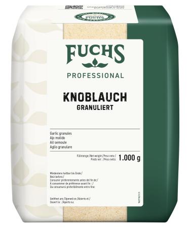 Fuchs Professional - Ail semoule | Poudre d'ail pour assaisonner les plats de viande de l gumes et de poisson | Qualit professionnelle pour les gros consommateurs | 1 kg dans un sac