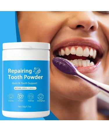 Baoqifong Powder Toothpaste Fresh Tooth Powder Repairing Toothpaste 50g Instant Dental Care for Daily Morning Routine Travel Bathroom - Buy Online on GoSupps.com