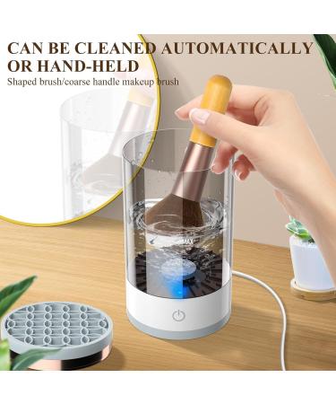 2024 New Electric Makeup Brush Cleaner Cosmetic Brush Cleaner Makeup Brush Cleaner Automatic Spinning Makeup Brush Cleaner Fit For All Size Makeup Brush - Buy Online on GoSupps.com