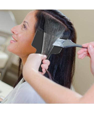 4-Piece Balayage Highlighting Board Set with Hair Dye Paddle Brush - Black - Buy Online on GoSupps.com