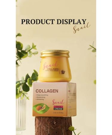 XINRAN Snail face cream moisturizer with snail mucus antiwrinkle cream vegan moisturizer with snail mucus for antiwrinkle rejuvenation for daily facial care 8 pieces - Buy Online on GoSupps.com