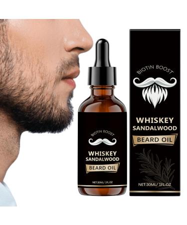Duqulle Men's Beard Oil 30ml - Beard Care Oils - Moisturizing Oils for a Smooth Mustache - Softening Natural Moisturizing Cream - Beard Care Oil - For Men Husbands Travel