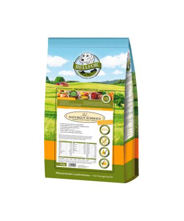 Bellfor Naturgut-Schmaus Dry Dog Food Cold Pressed Hypoallergenic with Insect Protein Rich in Essential Nutrients 10 kg