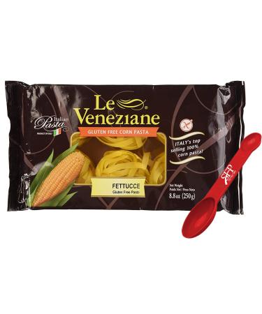 Le Veneziane Gluten Free Pasta Noodles  Fettucce Corn Pasta  2 Count (8.8 Oz.)