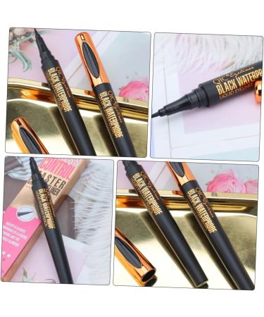 VINTORKY 2pcs Makeup Eyeliner Ink Liner Makeup Black Eyeliner Liquid Gel Liner Eyeliner Waterproof Abs Shell - Buy Online on GoSupps.com