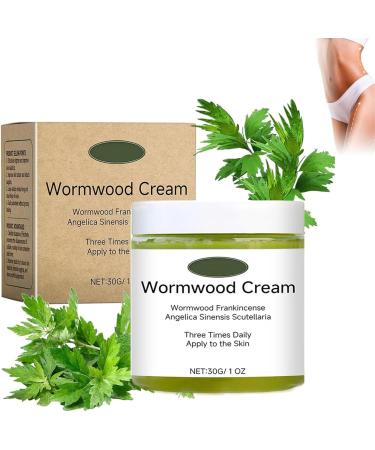 Wormwood Cream - Natural Wormwood Cream, Herbal Ingredients Ointment, Firming and Tightening Body Cream, Incense Wormwood Cream, Moisturizing (1Pcs)