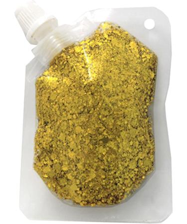 Mermaid Sequins Chunky Glitter Gel - 50ml Holographic Liquid Nail & Eye Glitter - Long Lasting Sparkling Gold - Christmas Party Rave & Festival Makeup - Buy Online on GoSupps.com