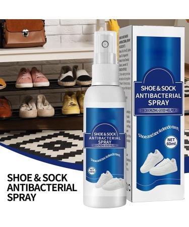 Shoe & Shock Antibacterial Deodorant Spray Foot Odor Eliminator Shoe Deodorizer Muti-Purpose Foot Odor Control Odor Eaters for Shoes Sneakers Boots Sandals (1 Pcs) - Buy Online on GoSupps.com