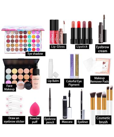 FantasyDay 5-Piece Makeup Set | Christmas Cosmetics Kit with Mascara Eyeliner Eyebrow Pencil Lipstick & Concealer | International Shipping - Buy Online on GoSupps.com