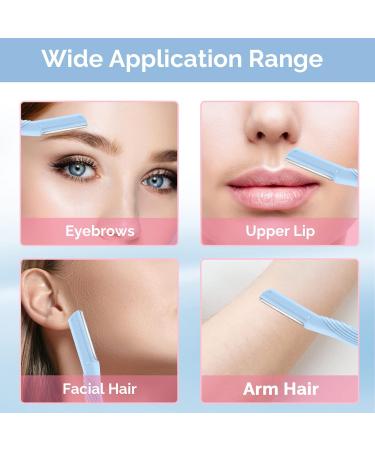 Duaiu Eyetraiser 6-Piece Face Razor Set | Women & Men Hair Remover for Fine Facial Hair - Buy Online on GoSupps.com