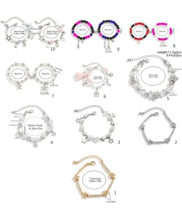 OralGos Fashion Star Pendant Bracelet | Elegant Charm Bracelet for Any Occasion | International Shipping Available - Buy Online on GoSupps.com