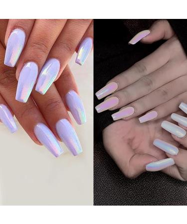 Shop GZSYY Pearl Powder Nail Chrome Mirror Glitter - 6 Chameleon Metallic Pigments for Stunning Nail Art Decoration - Buy Online on GoSupps.com