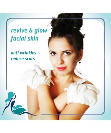 Silky Skin Garshana Gloves: Raw Silk Massage for Ayurvedic Dry Brushing, Exfoliation, Lymphatic Drainage, Acne Scar Reduction, Cellulite Massage, and Toxin Removal - Includes Quality Storage Bag - Buy Online on GoSupps.com