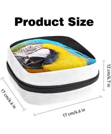 GIAPB Sanitary Napkin Storage Bag - Animal Parrot Bird Color931 | Period Tampon Makeup Pad Pouch - Buy Online on GoSupps.com