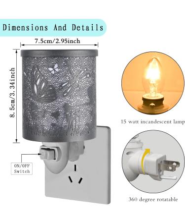 Butterfly Wax Warmer | Candle Wax Burner | Home Office Decoration & Unique Gifts | Dragonfly/Butterfly Design - Buy Online on GoSupps.com