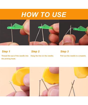 25 Pcs Hand Sewing Needle Threaders Kit - Easy Threader, Seam Rippers, Sewing Tweezers, Scissor, Thimble and More - Buy Online on GoSupps.com