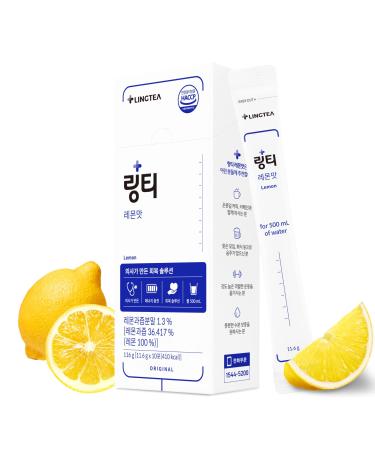 LINGTEA Doctor Developed Electrolyte Drink Mix - Lemon Flavor | Rapid Hydration | Essential Vitamins | Oral IV Solution | Fast Recovery | Workout Drink | Party Recovery | Maximum Absorption | 10 Count