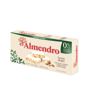 Turron dur aux amandes El Almendro sans sucre ajout 200 grs