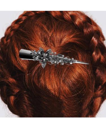 minkissy Hair Clips for Styling Billed Hair Clips Alligator Hair Clip Rhinestone Hair Barrette Hair Pin Fancy Barrettes for Women's Hair Miss Crocodile Skin Metal - Buy Online on GoSupps.com