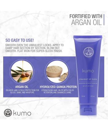 Straight Up Sleek Smoothing Creme 4 oz | Heat-Protectant & Straightening Cream for Curls | UV Protection for Men & Women - International Shipping - Buy Online on GoSupps.com