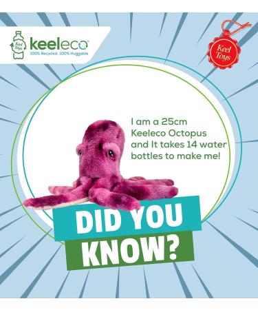 Deluxe Paws Plush Octopus Toy - Eco-Friendly & Soft | 100% Recycled Materials - Buy Online on GoSupps.com