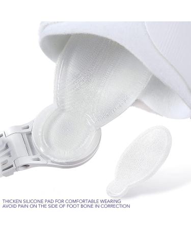 Bunion Corrector for Men and Women - Adjustable Hallux Valgus Toe Straightener with Thicken Silicone - Prevent Overlapping and Correct Toe Alignment - Black Buckle - Buy Online on GoSupps.com