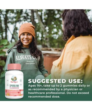MaryRuth's Organic Spirulina Gummies | Superfood for Ages 4+ | Vegan & Non-GMO | 60 Count - Buy Online on GoSupps.com