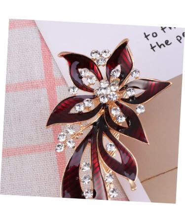 Ipetboom Banana Hair Clips Rhinestone French Hair Clips Alloy Hair Hairpin Vintage Barrettes Flower Crystal Hair Clips Flower Hair Barrettes Metal Hair Clips Korean Version Spring Clip - Buy Online on GoSupps.com