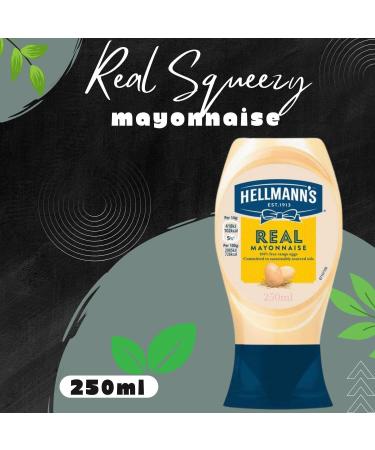 Hellmanns Mayonnaise and Squeezy Pick N Mix - Choose From 4 Flavours | Real Squeezy-Mayonnaise Tomato Ketchup Vegan-Mayo Squeezy - Pack of 3 - Buy Online on GoSupps.com