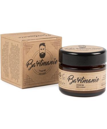 Bartmanie Beard Wax Bartmanie Beard Balm for beard care and styling with natural beeswax and high quality oils - (50ml) - Buy Online on GoSupps.com