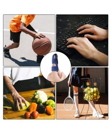 Savita 2pcs Finger Splints - Premium Composite Cloth Trigger Finger Brace for Broken Finger Protection & Pain Relief - Blue All-inclusive Design - Buy Online on GoSupps.com