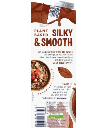 Alpro - Vegetable Drink - Chocolate Soy - 1 L - Pack of 8 x 1 L - Buy Online on GoSupps.com