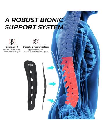 YAHA Back Brace for Lower Back Pain - Ergonomic Lumbar Support Belt for Men & Women | Breathable Heavy Lifting & Sciatica Relief | Size L (Waist 39-45 - Buy Online on GoSupps.com