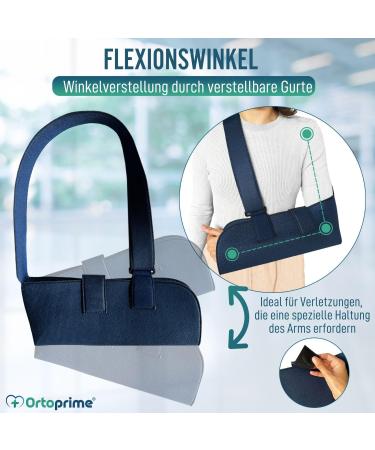 Ortoprime Arm Loop Shoulder Immobilizer - Adjustable Comfort for Shoulder Injuries - Universal Bilateral Armrest for Adults - Buy Online on GoSupps.com