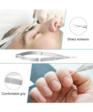 Professional Extra Fine Curved Cuticle Scissors for Precision Grooming - Eyebrow, Eyelash, and Nail Trimming Kit - Buy Online on GoSupps.com