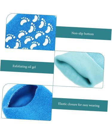 POPETPOP 2 Pairs Gel Socks Essential Oil Socks Cracked Heel Socks Cracked Heel Repair Spa Sock Women's Socks & Hosiery Moisturizing Dry Feet Socks Household Miss Heel Cover Cotton Yarn 22x10x1cm - Buy Online on GoSupps.com
