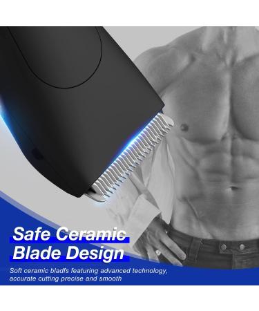 Tondeuse Intime Homme Boule d'Aisselle de Poitrine Corps Pubis Toiletteur Corporel Utilisation S che et Humide tanche et Sans Fil - Buy Online on GoSupps.com