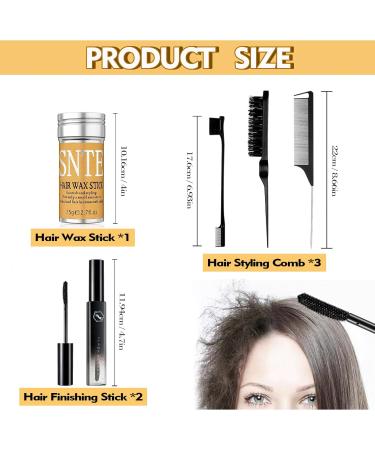 HAILM Hair Wax Stick for Flyaways 6 PCS Hair Wax Stick and Finishing Stick Set - Perfect Solution for Flyaway Hair Natural Botanical Ingredients Non-Greasy - Buy Online on GoSupps.com