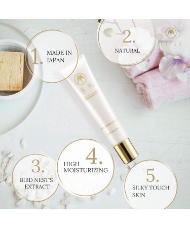 Natural Hand Cream & Moisturizer with Swiftlet Nests Extract | Anti-Aging Japanese Skincare | Lavender Scent | 1.41oz - Buy Online on GoSupps.com